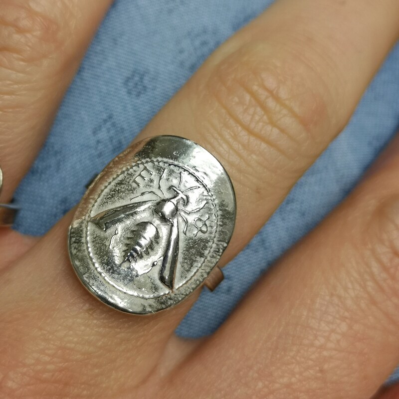Bee Spoon Ring - Etsy