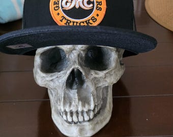 GMC Trucker hat solid black top level