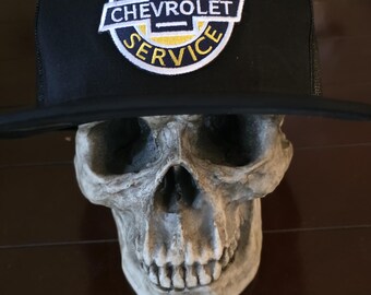 Chevrolet Trucker hat solid black top level