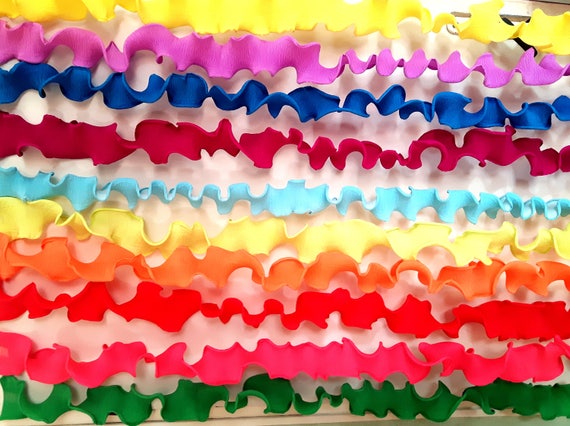 Ruffled Crepe Paper Streamers