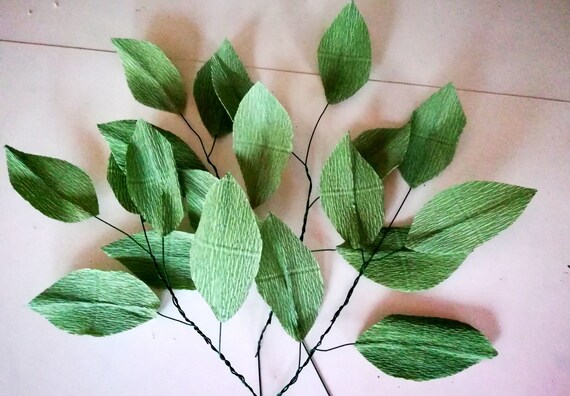 green leaves , large paper leaves for flowers Wall Decor Backdrop Nursery birthday tropical green Luau moana wedding mexico Party Il_570xn