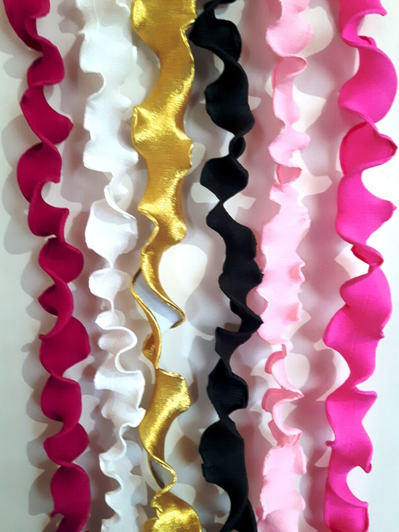 Crepe Paper Streamers Streamer Backdrop Wall Decor Garland Etsy