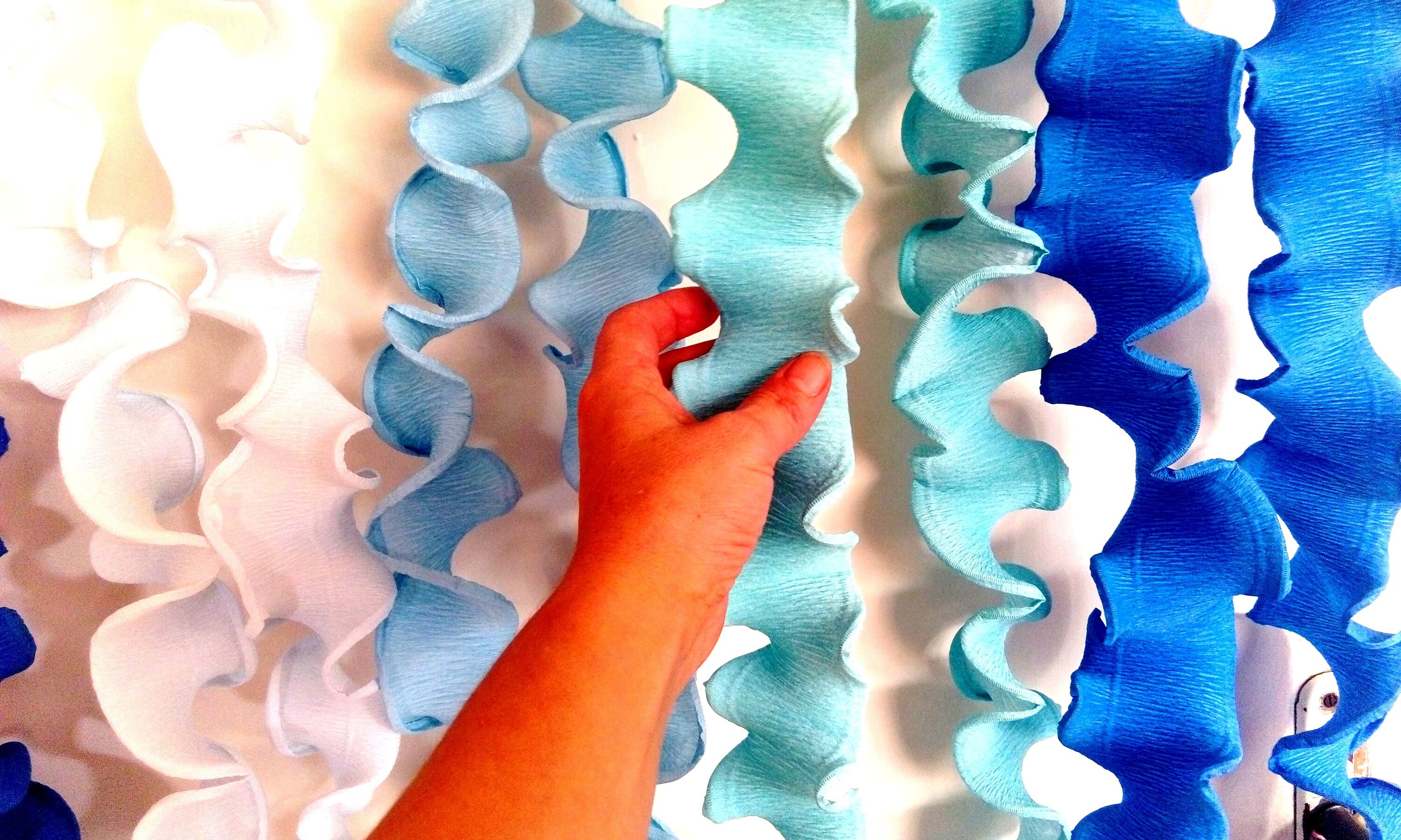 12 crepe paper garland streamers backdrop wall decor any Etsy