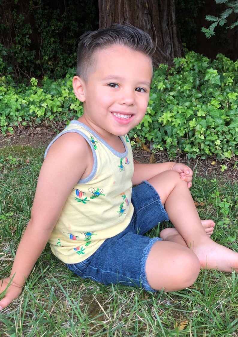 Baby toddler freyed bottom denim shorts