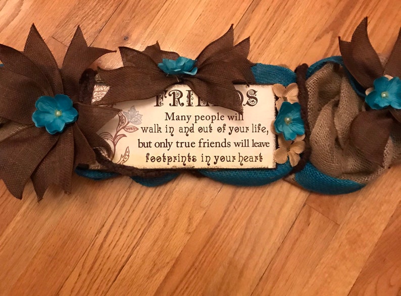 Friends Plaque wreath