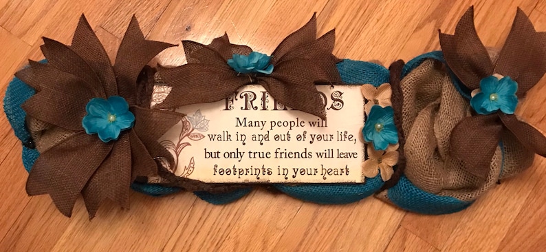 Friends Plaque wreath
