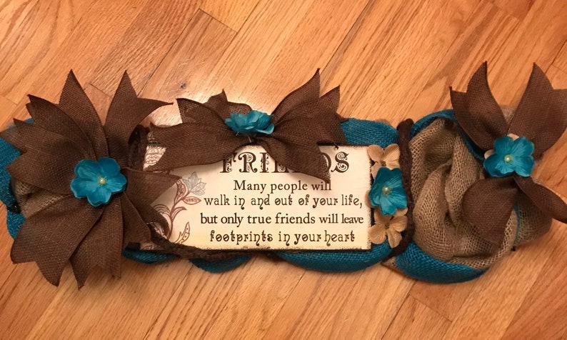 Friends Plaque wreath
