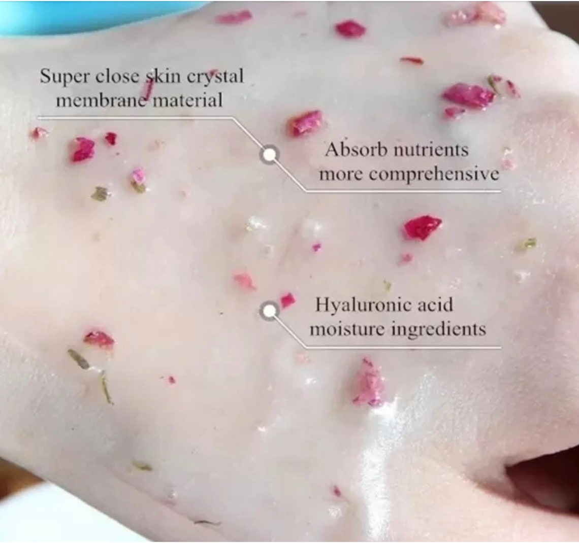 Jelly Mask Sample Pack Six Face Mask Skincare Professional Etsy