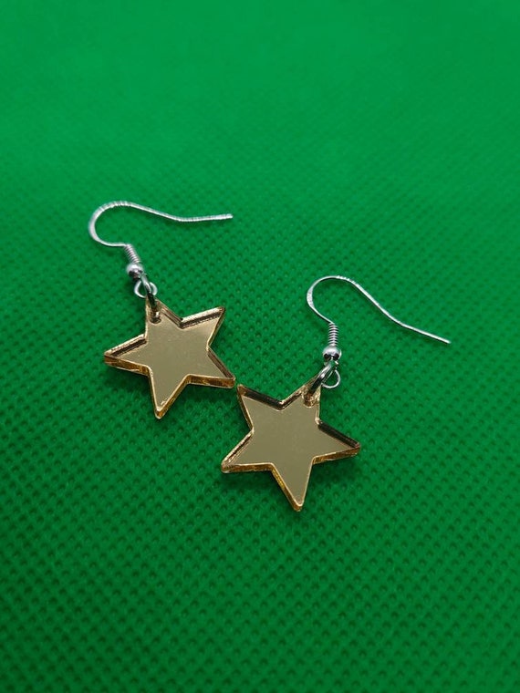 Acrylic star hotsell earrings