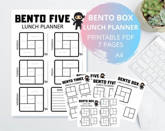 Bento Box Lunch Templates 5 Layouts Included Yumbox, Bentgo