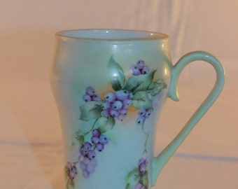 Hand Painted Bavarian Porcelain Mug