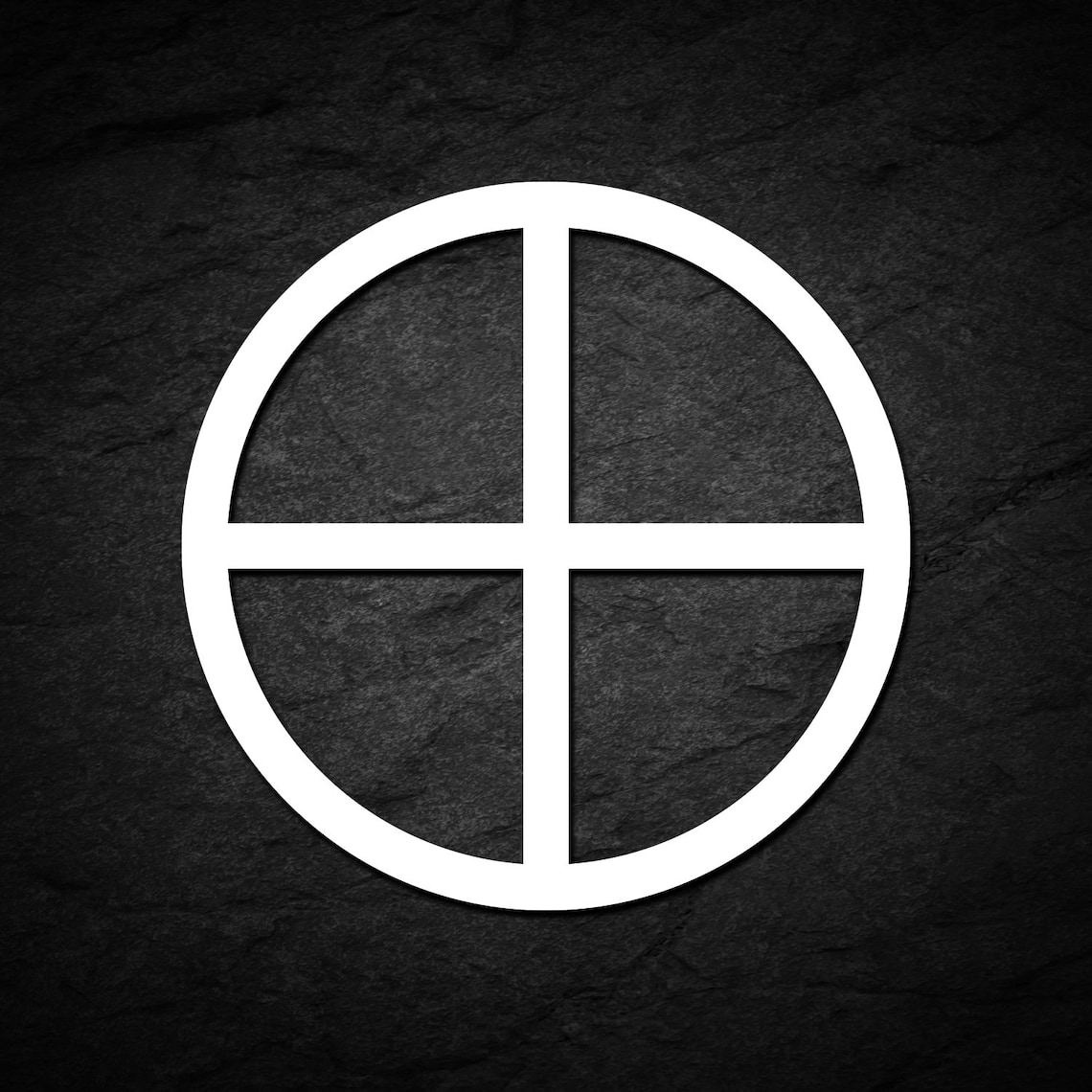 Earth Symbol Decal Sticker Alchemy Planetary Glyph Premium Etsy