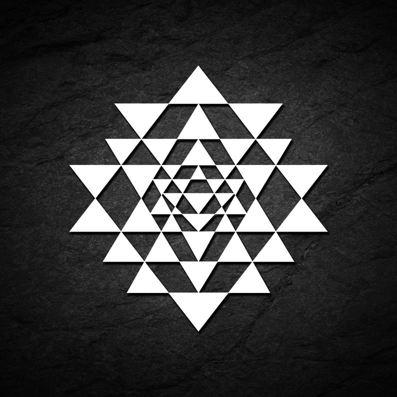 Buy Sri Yantra Decal Sticker Sacred Vedic Symbol Premium Quality