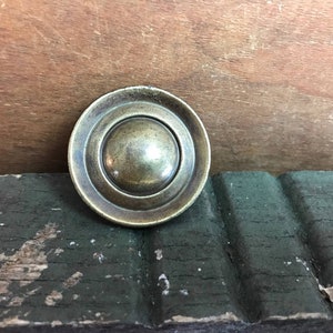 Mid-Century Modern Knob | Cabinet Drawer Knob | Brass Cabinet Door Knob | Patina Brass Cabinet Knob