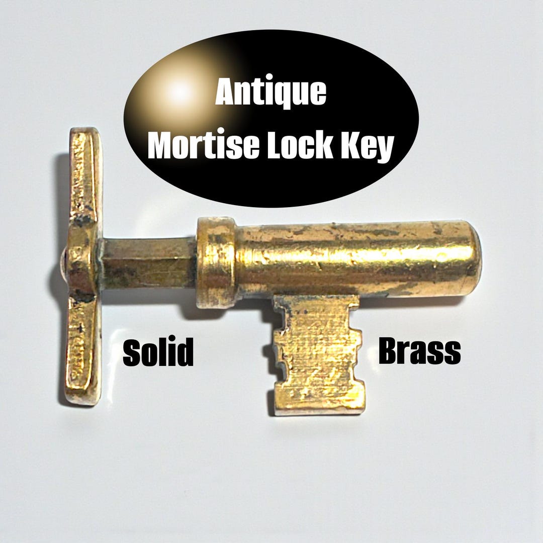 Warded Lock Key Moden Vintage Brass Adjustable Mortise Lock Key | Expandable Warded Key ...