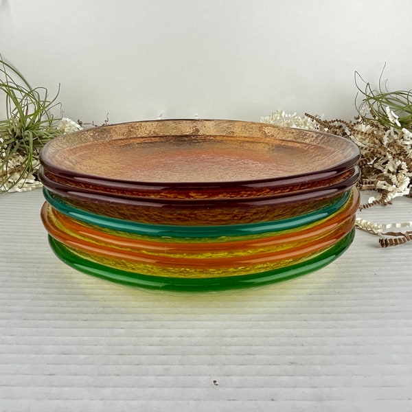 Recycled Glass Plate Etsy