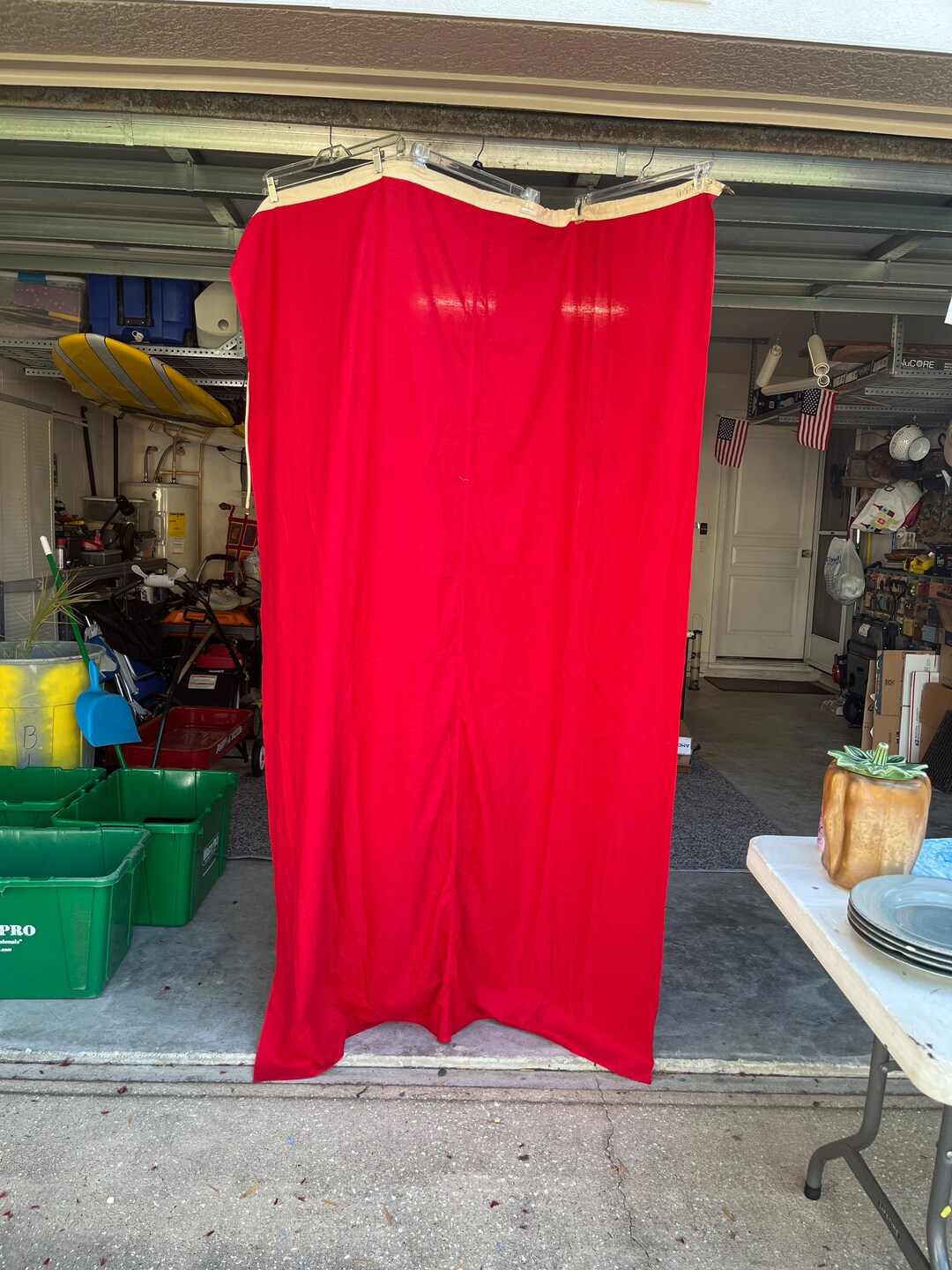 Oman Vintage Before 1970 Oman Red Country Cargo/military Ship HUGE Flag. Etsy