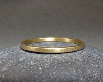 Pure gold ring, simple, delicate and minimalist - couple ring, partner ring, friendship ring, wedding ring