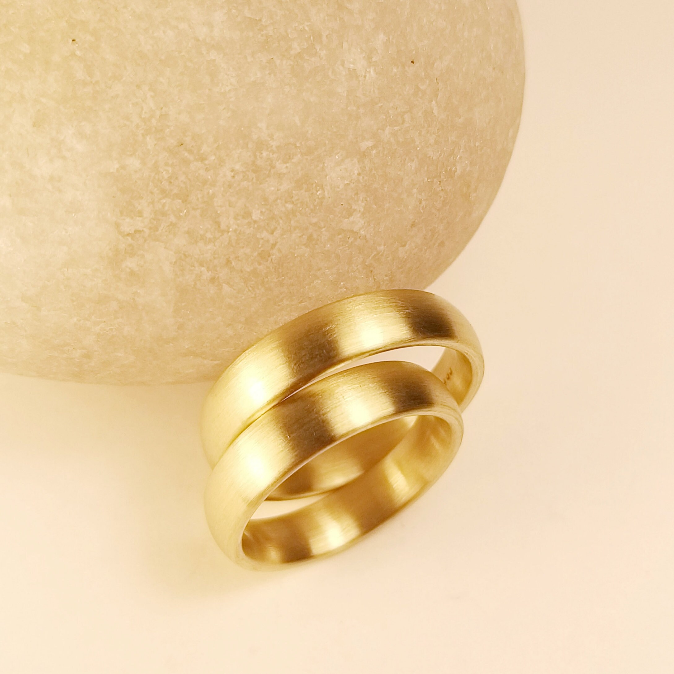 CLASSIC & HEAVY Simple Beautifully Solid Wedding Rings Etsy