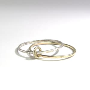 R1 family ring 1 + 1 = 3 delicate birth gift, silver, gold, rose gold - individual engagement ring