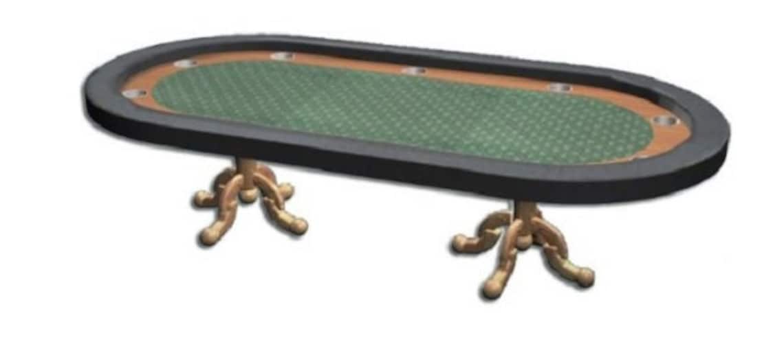 DIY 8' Upgraded Custom Racetrack Poker Table Building Kit 13 Color