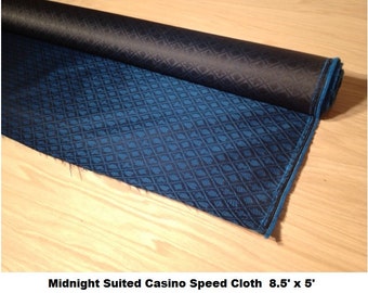 Midnight Suited Casino Speed Cloth 8.5' x 5' - Waterproof - Build Your Own Poker Tables