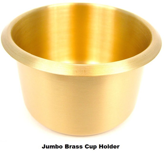 10 Jumbo Brass Cup Holders 10 Ct. Build Your Own Poker Tables