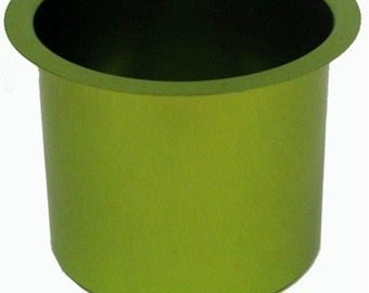 10 Jumbo Green Aluminum Cup Holders - 10 ct. - Build Your Own Poker Tables