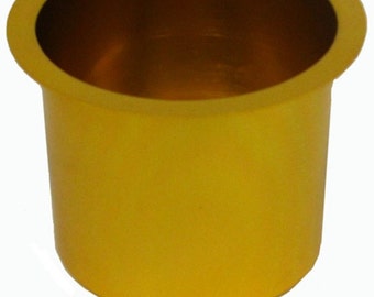 10 Jumbo Gold Aluminum Cup Holders - 10 ct. - Build Your Own Poker Tables