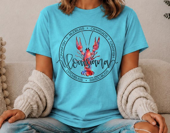 Louisiana Crawfish T-Shirt, Louisiana Tee, Crawfish Tee, Crawfish Tank