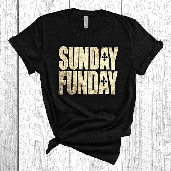 Sunday Funday Distressed Block Shirt Sunday Funday Distressed Block Shirt