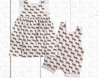 Tiger Pattern Baby Romper, Tiger Pattern Dress, Tiger Kids Clothes, Tiger Toddler Dress, Tiger Toddler Romper, Louisiana Baby Gift Idea