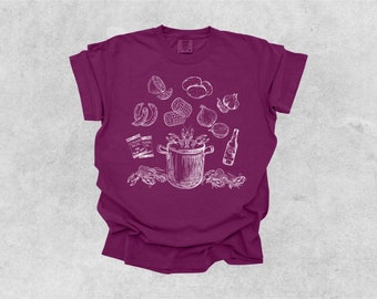 All the Things Crawfish Sketch Shirt, All Things Crawfish Tee, Southern Crawfish T-Shirt, Louisiana Crawfish Shirt, Gift for Crawfish Lover
