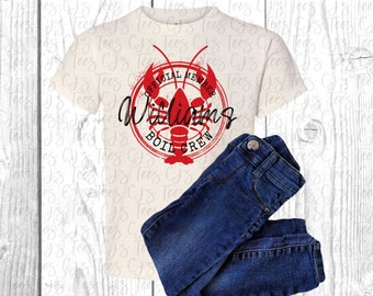 Boil Crew Toddler Tee, Official Member, Youth Crawfish Boil Shirt, Family Matching Crawfish Boil Shirts