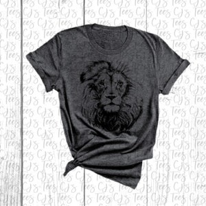 Vintage lion t-shirt, Leo horoscope, animal tee