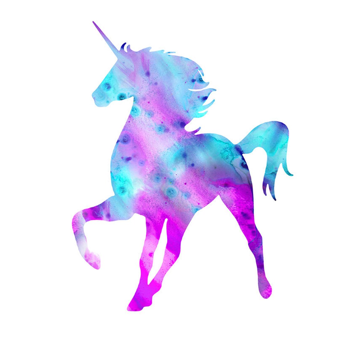 Unicorn Printable Art, Unicorn Digital Download, Unicorn Print, Unicorn ...