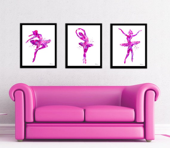 Pink Ballerina Digital Download, ballerina silhouette, ballerina art, balleria art print, ballerina silhouette, ballerina decor