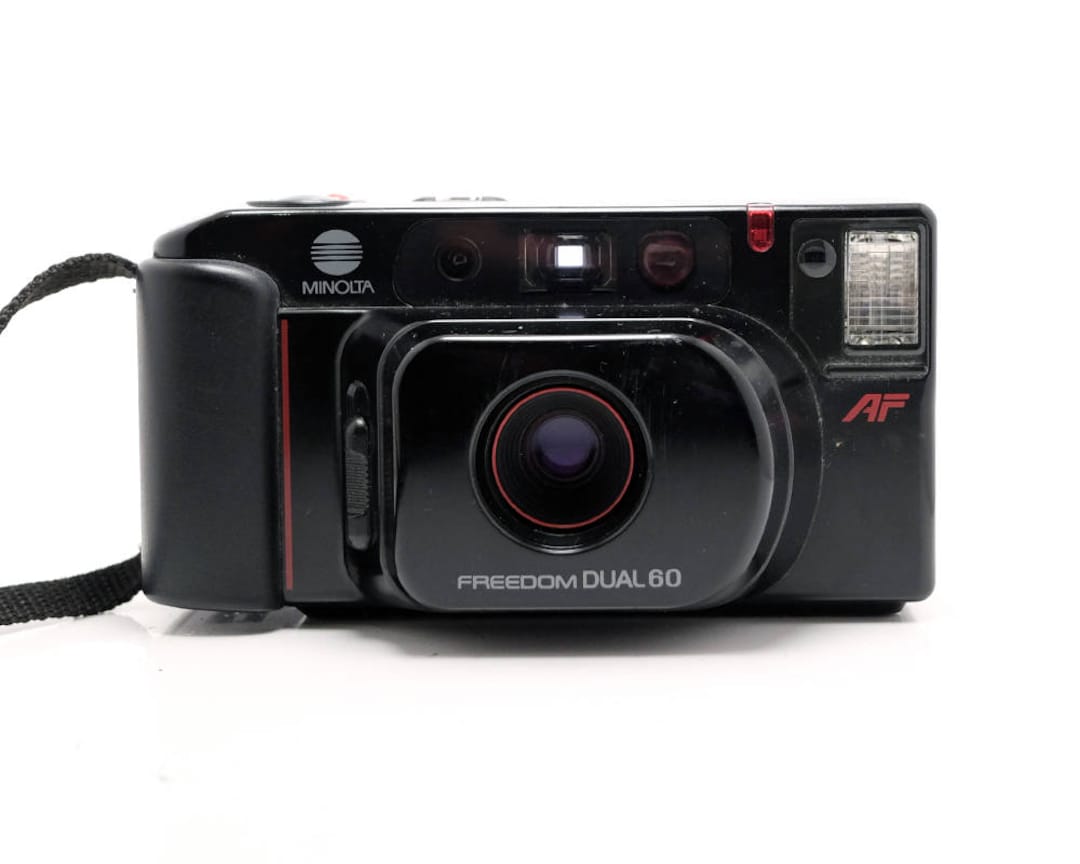 Minolta Freedom Dual 60 Vintage Film 35mm Point Shoot Etsy