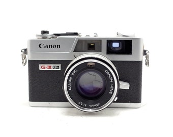 Canon Canonet QL17 Black 35mm Rangefinder Film Camera JAPAN