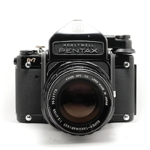 Pentax 6x7 67 - Medium Format Camera - Takumar 105mm 2.4 Lens - SLR film Photography