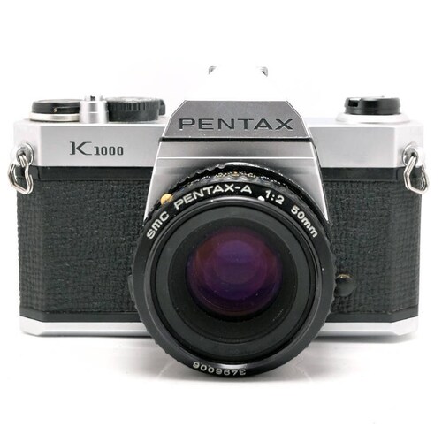Pentax K1000 35mm Camera SMC M 50mm F/2 Lens Vintage SLR Etsy