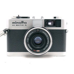 Minolta Hi-Matic G - 38mm f/2.8 - Vintage 35mm Rangefinder Camera