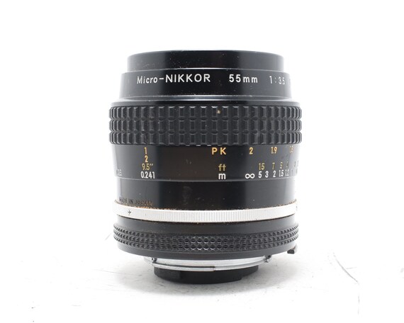 Nikon Nikkor Micro 55 mm Montura Nikon F Objetivo para