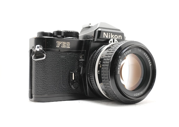 Nikon FE2 - Nikkor 50mm F/1.4 Lens - Vintage SLR Camera - Etsy