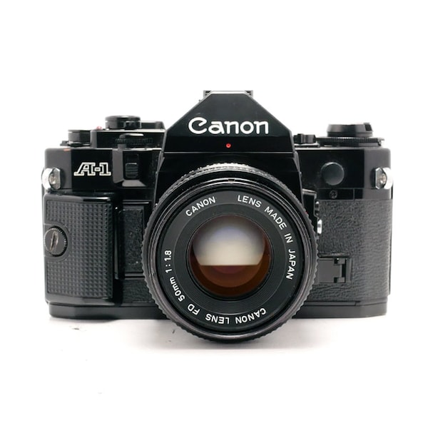 Canon A-1 - 50mm 1.8 Festbrennweite - Vintage A1 AE-1 A1 SLR Kamera