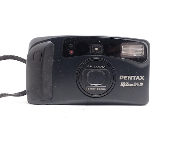 Pentax IQZoom 28 w zoom lens camera Vintage Film 35mm point shoot camera