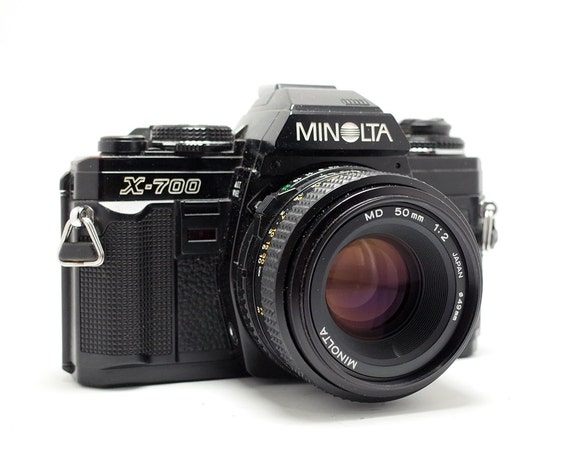 Minolta X-700 Film Camera w/ MC Rokkor PF 55mm 1:1.7 f/1.9
