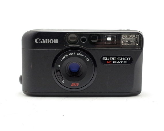 Canon Sure Shot K Date 38mm Vintage Film 35mm Point