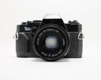 Canon T60 - 50mm 1.8 FD Prime Lens - Vintage ae1 SLR Camera