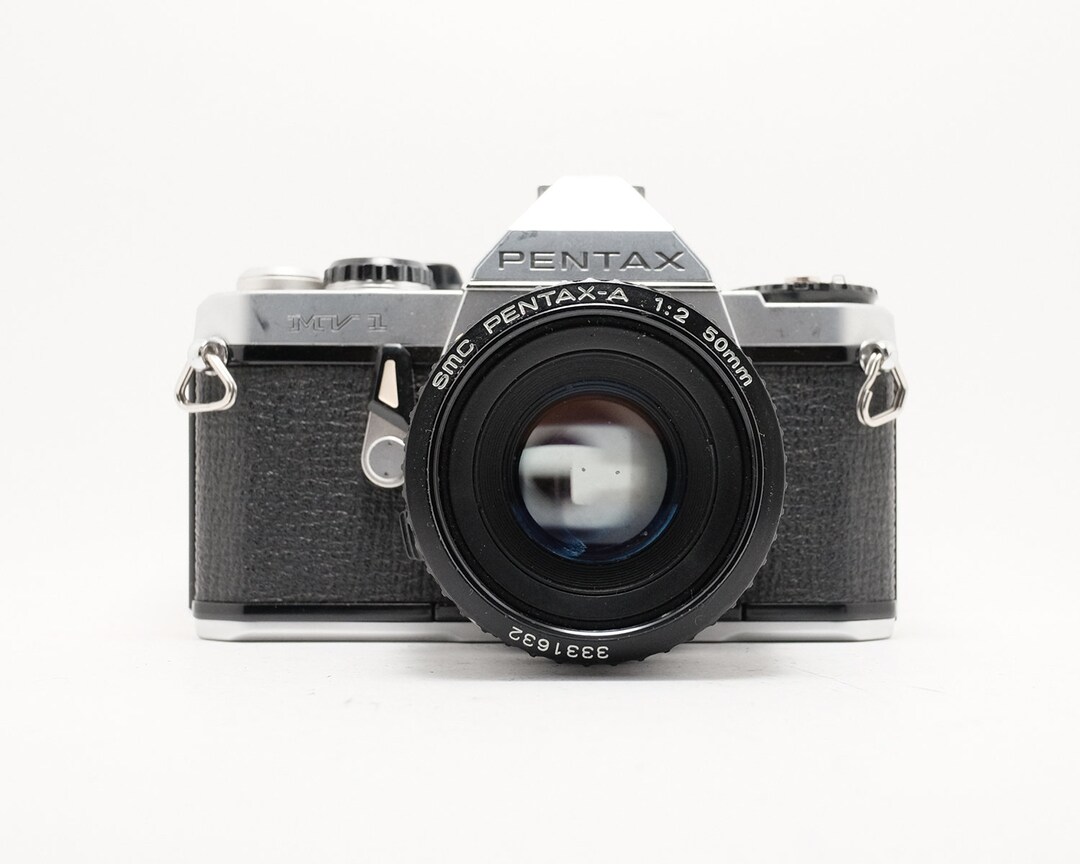 Pentax MV1 35mm K Camera 50mm F/2.0 Lens Vintage SLR Etsy